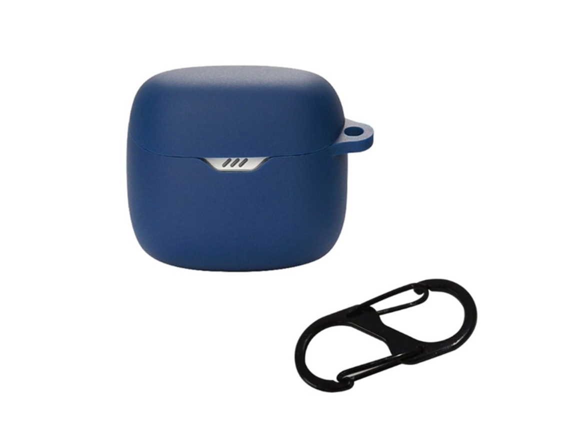 Capa De Silicone Jbl Tune Flex Com Fivela Azul Escuro Brilvibera