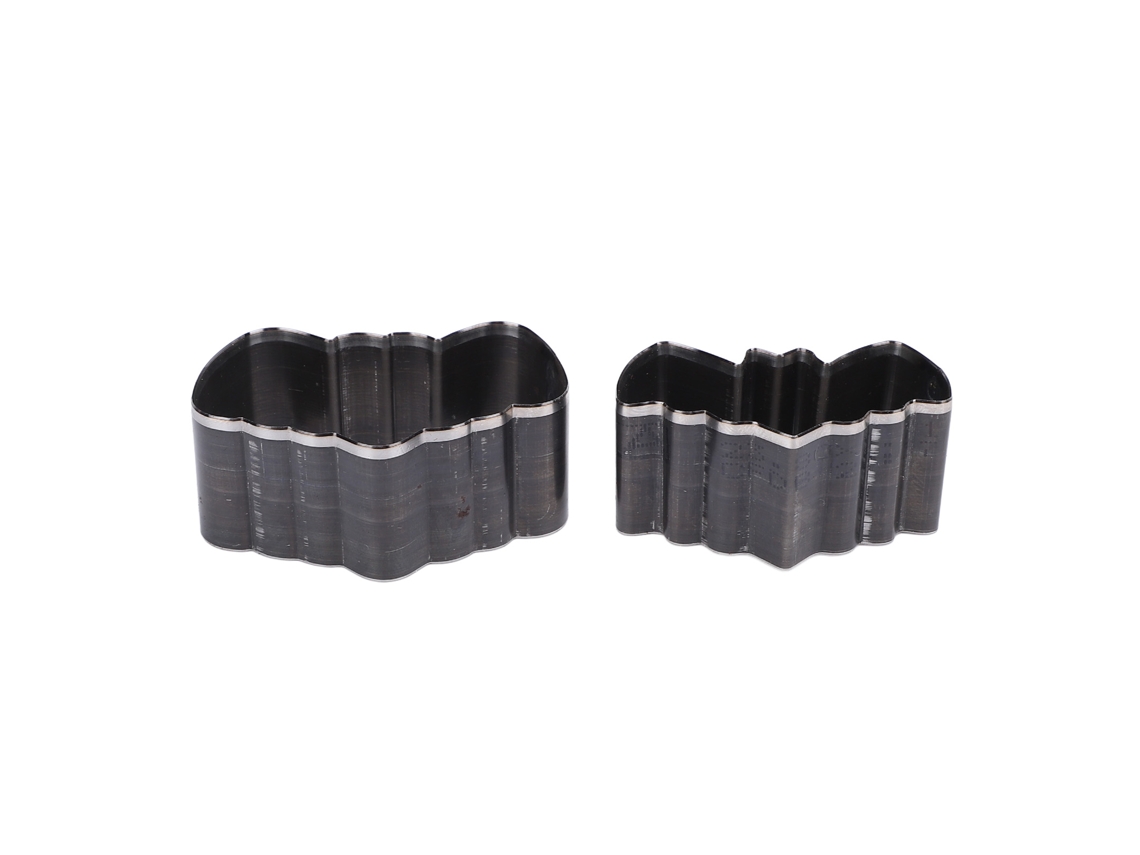 2pcs Matrizes de Corte e Perfuração em Couro com MARCA