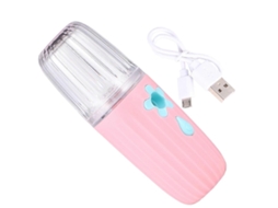 Vaporizador Facial Portátil, Dispositivo De Vaporização Facial, Uso Diário, Rosa, 11 X 3,6 X 3,6 Cm, Hidratação Rápida, 1 Unidade