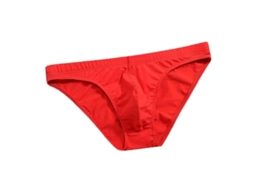 Cueca masculina lisa de algodão, cintura baixa, modelo 2026 (Nova)