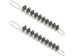 Escova De Limpeza Flexível Para Superfícies E Cantos Metálicos, 2 Peças, Pp E Pe, Para Pequenos Detalhes, Remove Manchas
