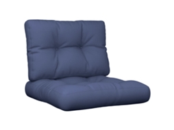 Pallet Cushion, Pallet Cushions Vidaxl Azul Tecido (60 X 40 X 12 Cm)