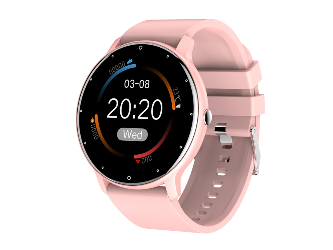 Smartwatch com Cronógrafo de Monitoramento Do Sono e Pedômetro de Atividade Rosa JL-EIGHT