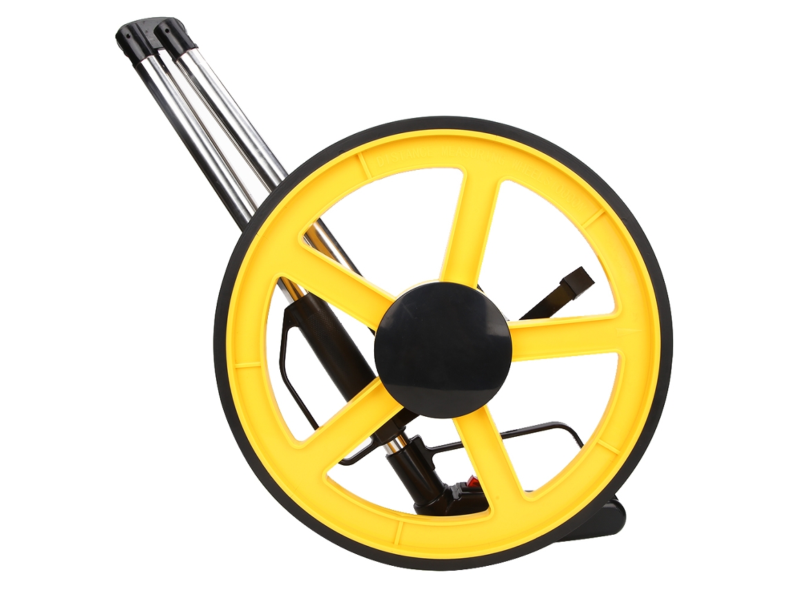 Roda Medidora De Distância Mecânica 0~9999.9m Manual Com Grande Roda Resistente E Design Plegável