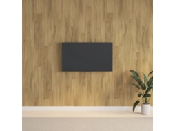 Vidaxl Painel De Parede C/ Aspeto De Madeira 2,06 M² Pvc Castanho