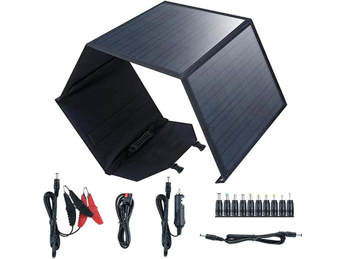 Carregador Portátil Panneau Solaire 80w Flexível Sac Alimentation Extérieure para Camping SFUSHOS