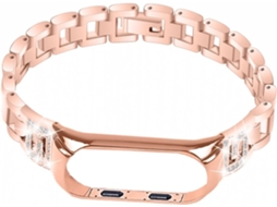 Pulseira De Aço Para Relógio, Em Liga Zinco, Compatível Com