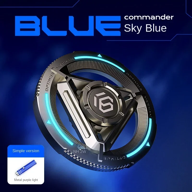 (azul Padrão) Brinquedo Antiestresse Commander Fidget Spinner - Versão Premium