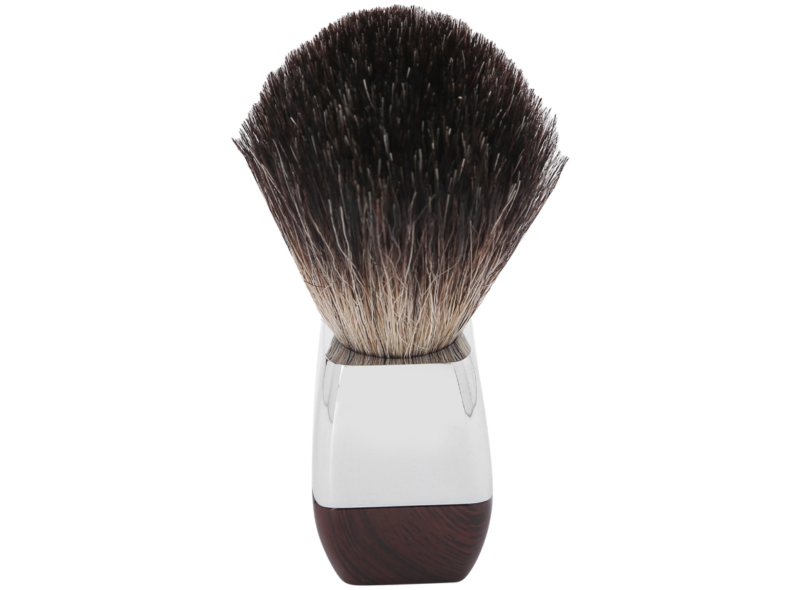 Pincel De Afeitar Portátil Para Hombres Acero Inoxidable