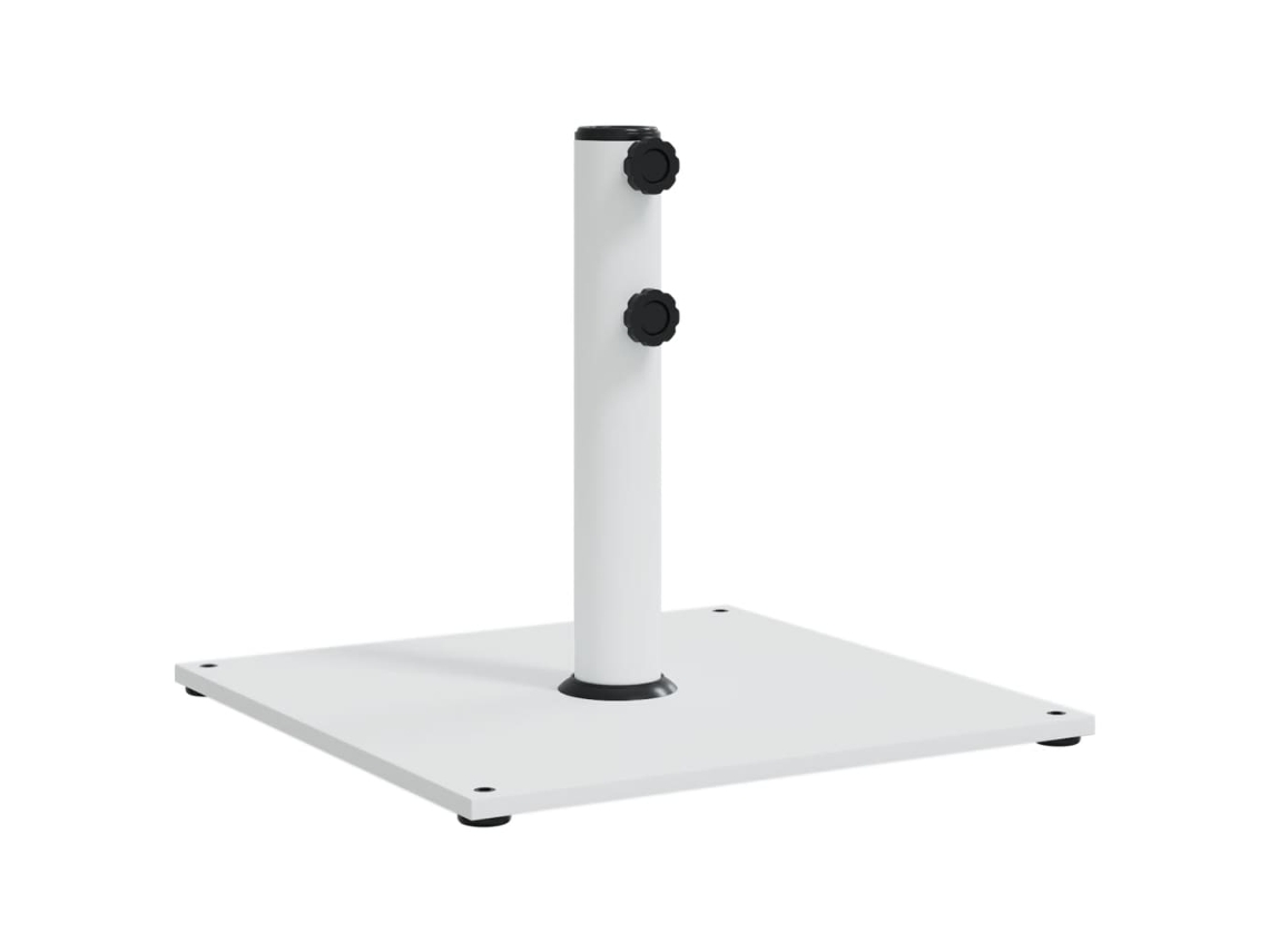 Parasol Base, Parasol Bases Vidaxl Branco Aço (n/a)