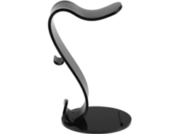 Artibetter Support De Casque Stable En Acrylique De Bureau Noir Design Élégant, Base De 8mm Et Maintien