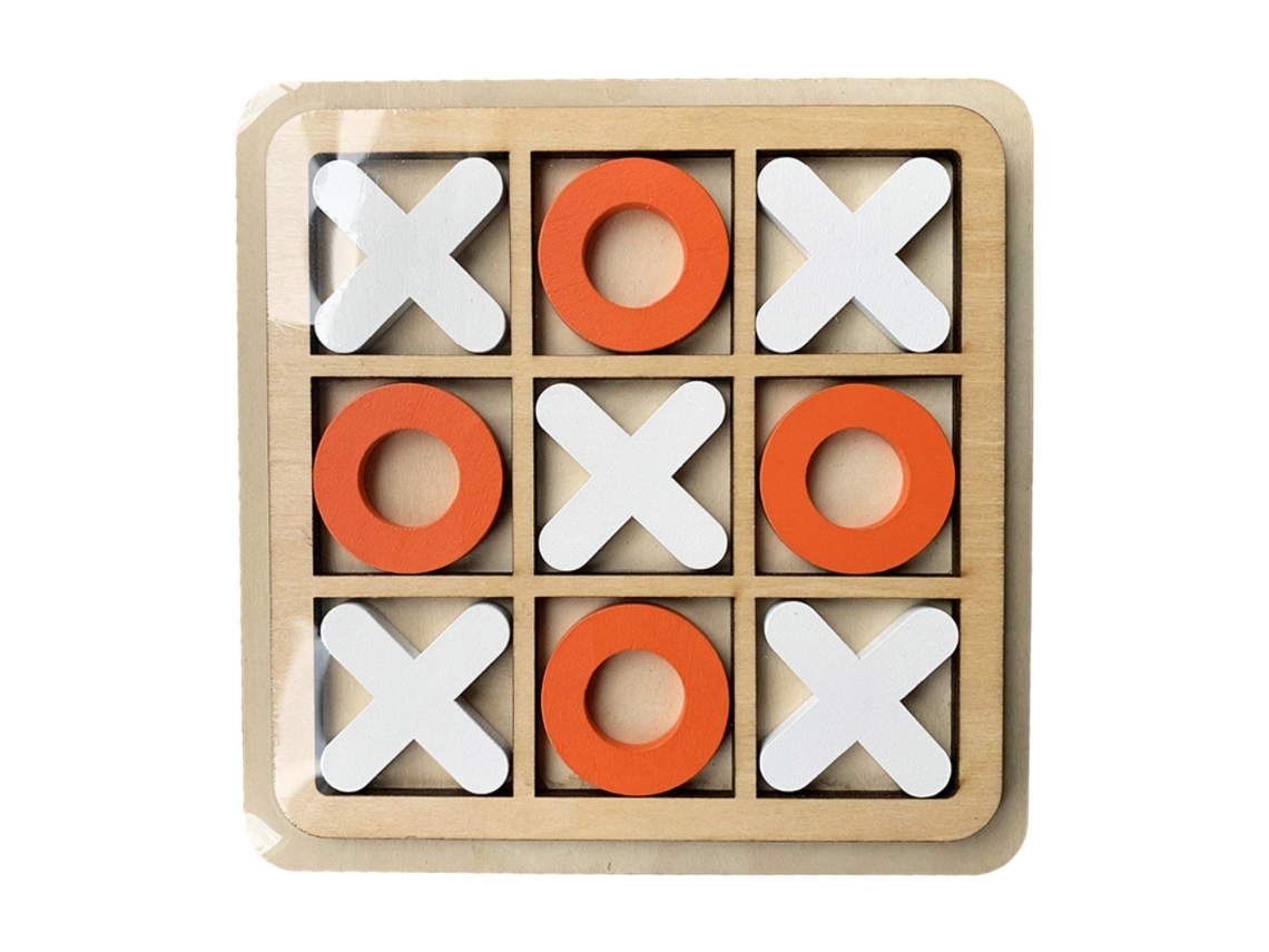 Juego De Tablero Xo De Madera, Juego De Ajedrez Interactivo, Rompecabezas Educativo Para Niños