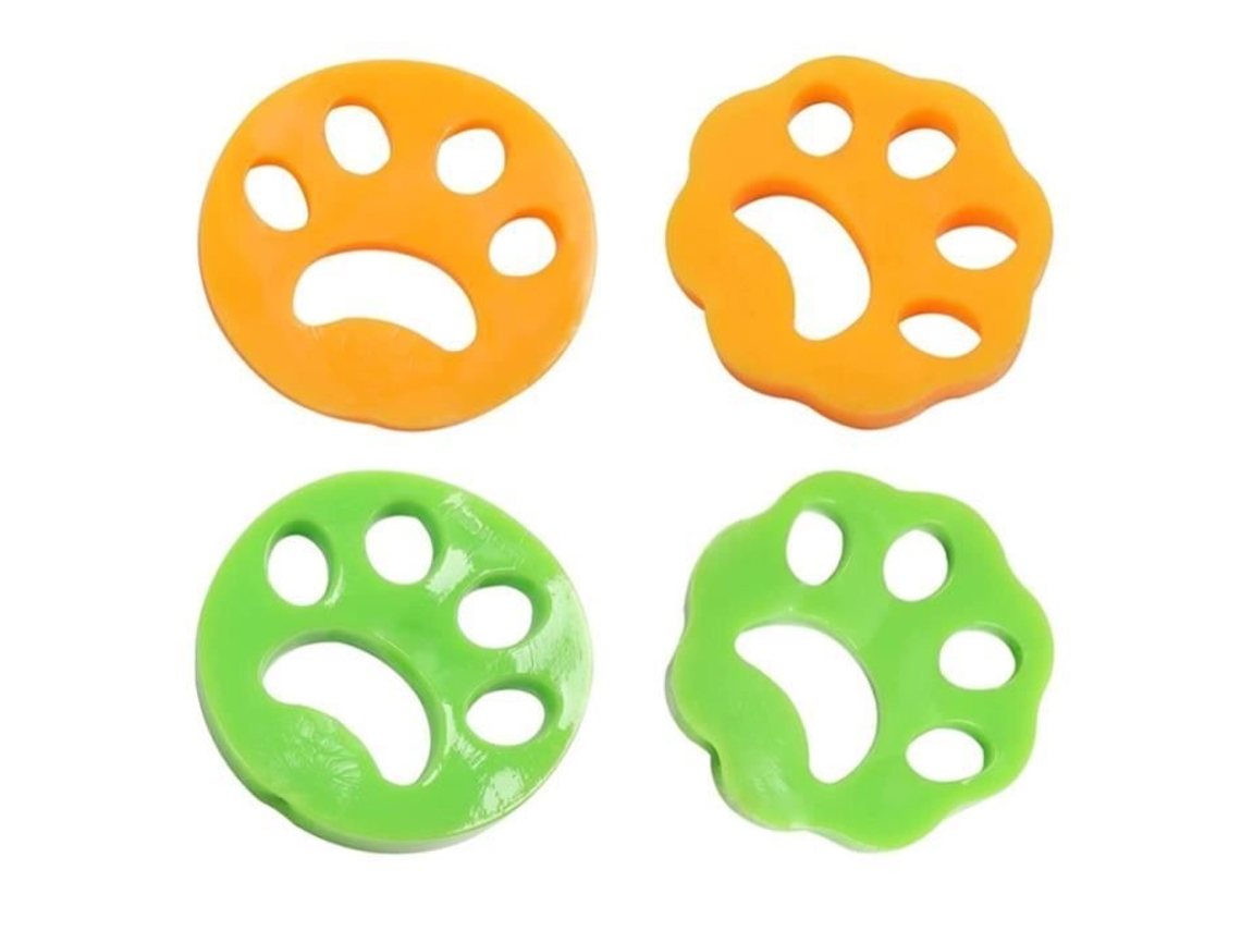 Bola para lavar pêlos de animais de estimação - ZHUODIKE - Reutilizável e durável - Amarela ZHUODIKE