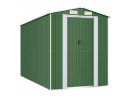 Garden Shed, Garden Sheds Vidaxl Verde Aço (192 X 357 X 223 Cm)
