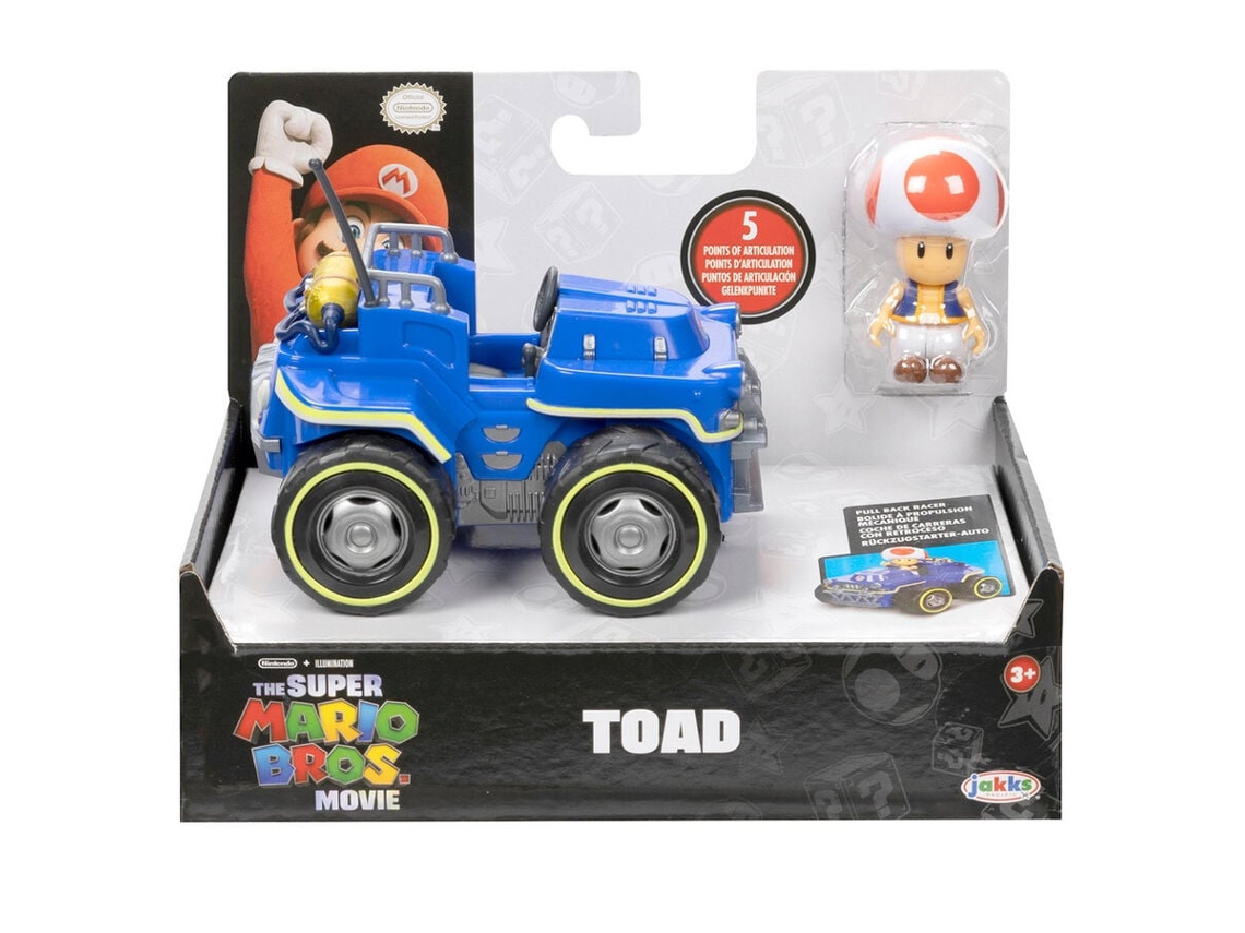 Mario Kart o Filme Toad Kart Figura 7cm B.ACTIVE