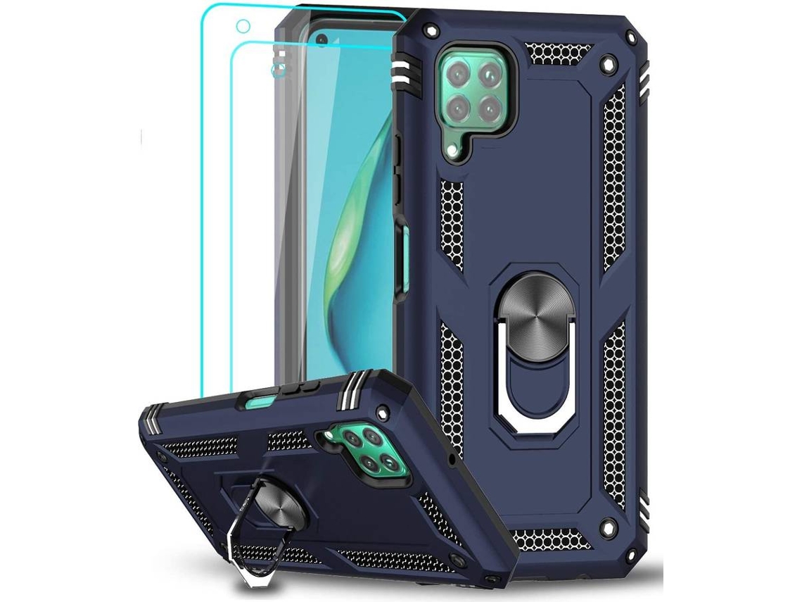 Capa + Película Huawei P40 Lite HONGWE. Azul