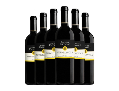 Vinho MONTE PIETROSO Nero d'Avola Sicilia (0.75 L - 6 Unidades)
