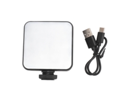 Luz De Relleno Para Cámara Recargable Portátil Lámpara De Filling Para Fotografía Al Aire Libre Streaming En Vivo