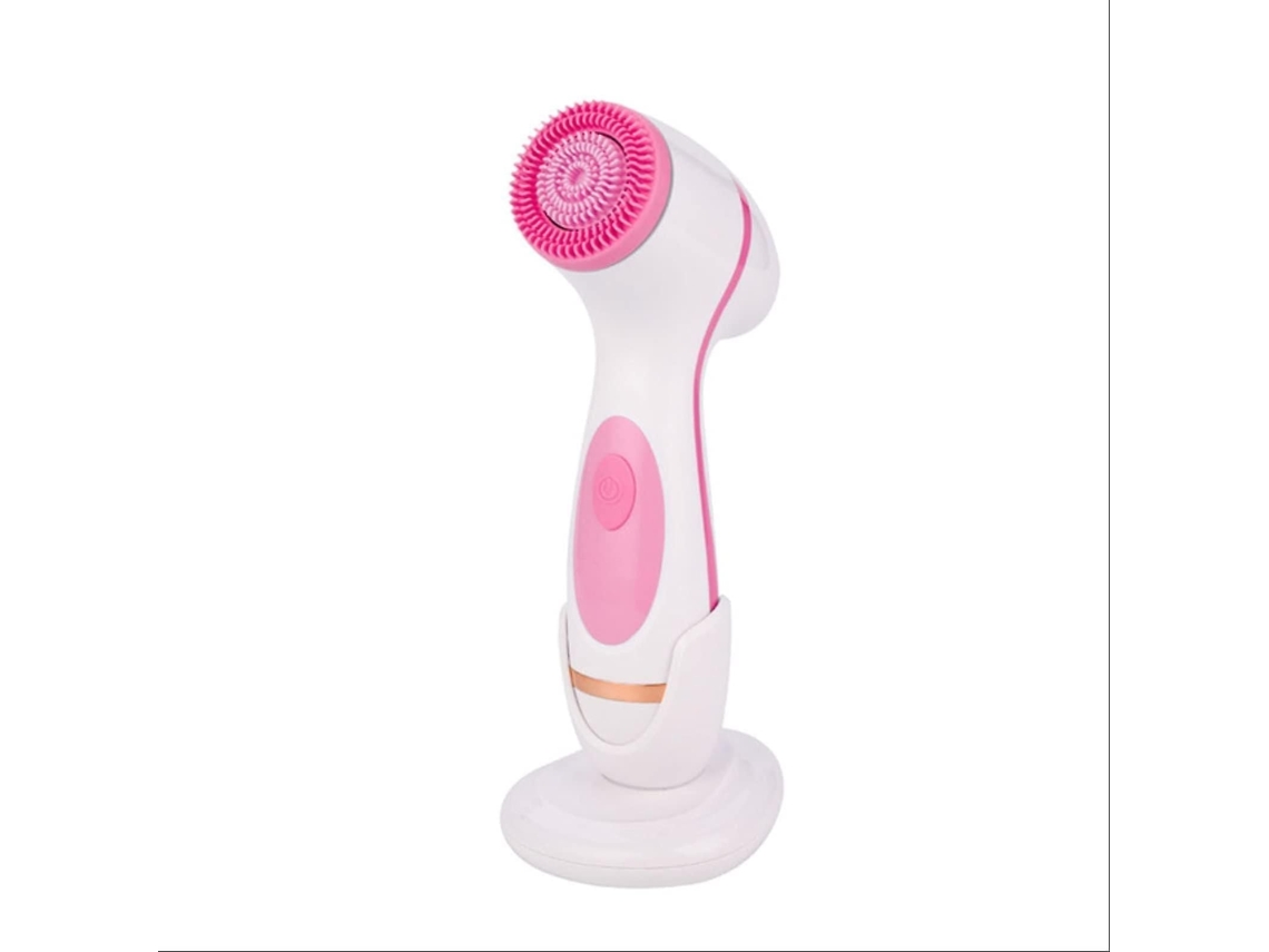 Massageador Facial 3 em 1, Escova de Limpeza Elétrica Silicone com Rotação GOKOCO