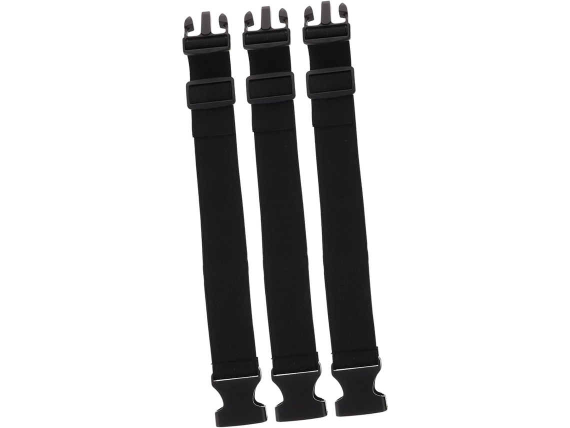 Conjunto De 3 Cintas Amarração Ajustáveis Com Fivela Doitool Bagagem E Objetos Fáceis Transportar, Com Fixação
