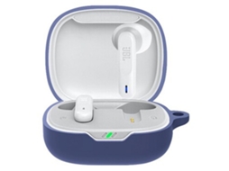 Capa Zruxe Para Jbl Wave 300 Tws Silicone Azul Escuro (proteção Total, Fácil Montagem)