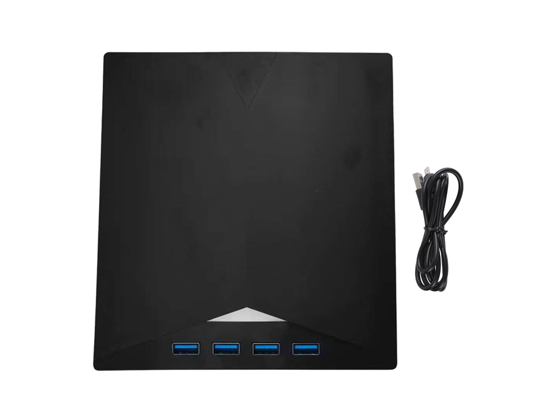 Unidade de DVD externa, multifuncional, USB 3.0, 7 em 1 EOOCOO