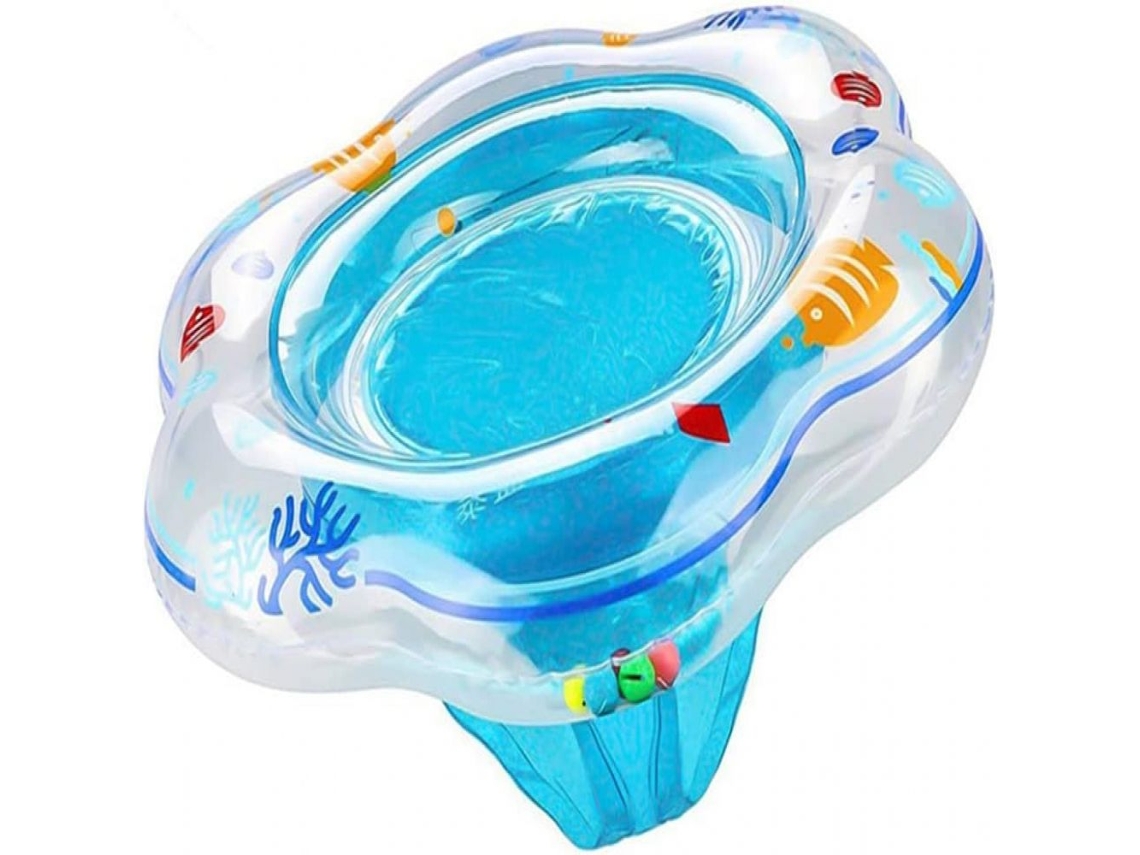 Boia De Natação Para Bebês Com Proteção Solar, Material De Pvc Espesso Garante Durabilidade E Segurança, Almofadas De Ar Independentes -aquaforge