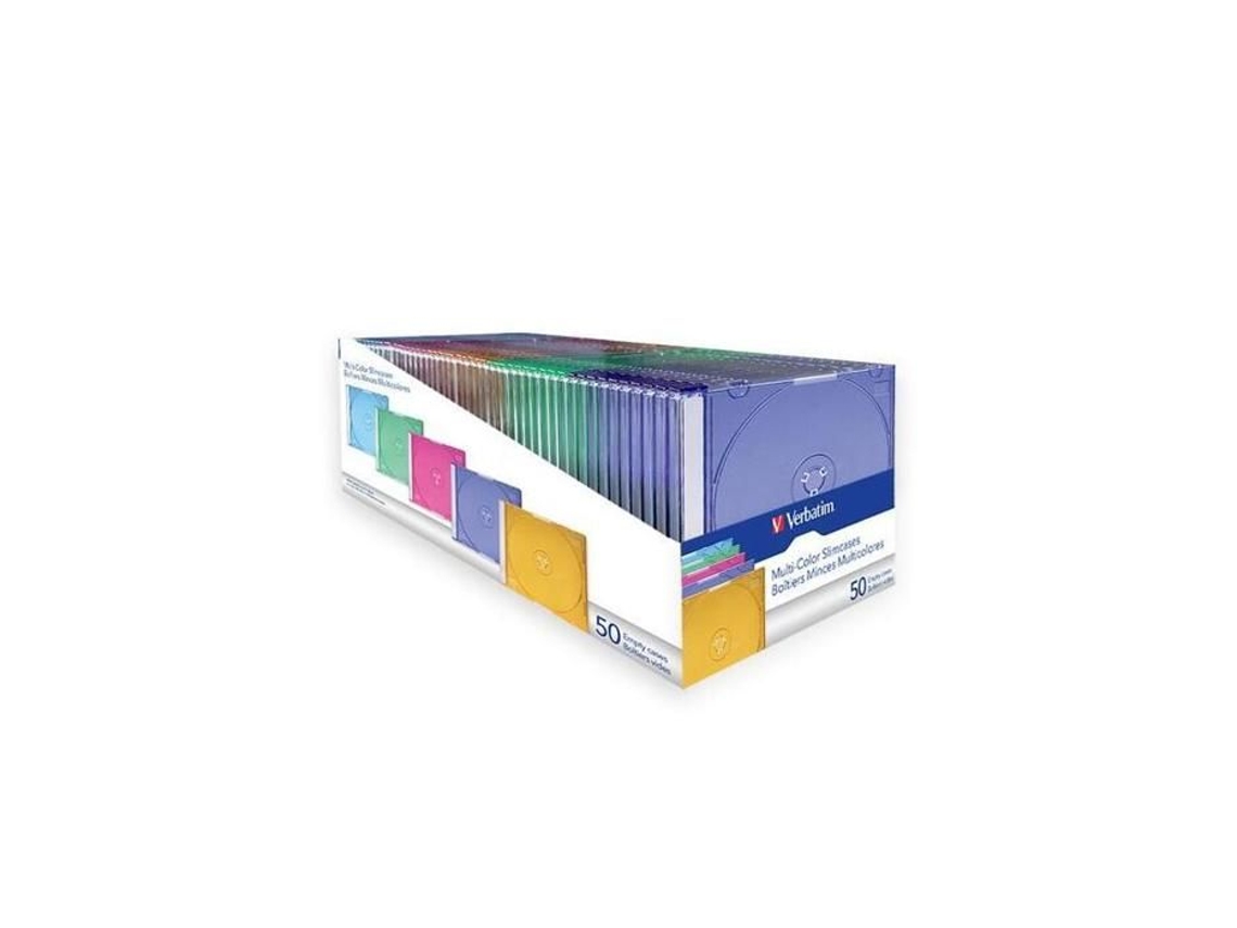Caixa De Joia Slim Cd/dvd Verbatim Jc50 143