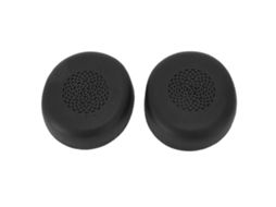 Lurelia Almofadas Auriculares Para Auscultadores Semi Fios Jabra Evolve2 75, Em Couro Proteico E Espuma Macia, Alta Elasticidade