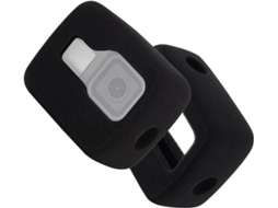 Para-brisa Para Gopro Hero 9, 10 E 11, Caixa Preta Com Estrutura De Espuma Redução Ruído Do Vento.-aquaforge