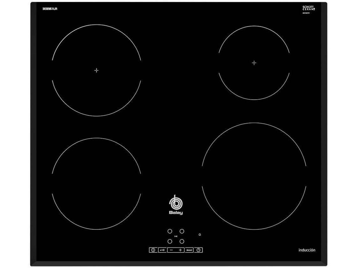 Placa de Indução BALAY 3EB961LR (Elétrica - 59.2 cm - Preto)