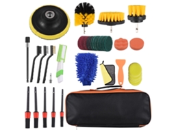 Kit De Escovas De Limpeza Para Carro E Casa Vante (limpeza Abrangente E Remoção De Manchas)