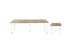 Mesa de Jantar Fir 250 Extensível 100x100x78cm ALEXANDRA HOUSE LIVING