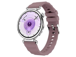 Bracelete Para Huawei Watch Gt 6 / 5 / 4 (41mm) - Silicone Cor Sólida - Fecho De Mola De Liberação Rápida Roxo Fumê