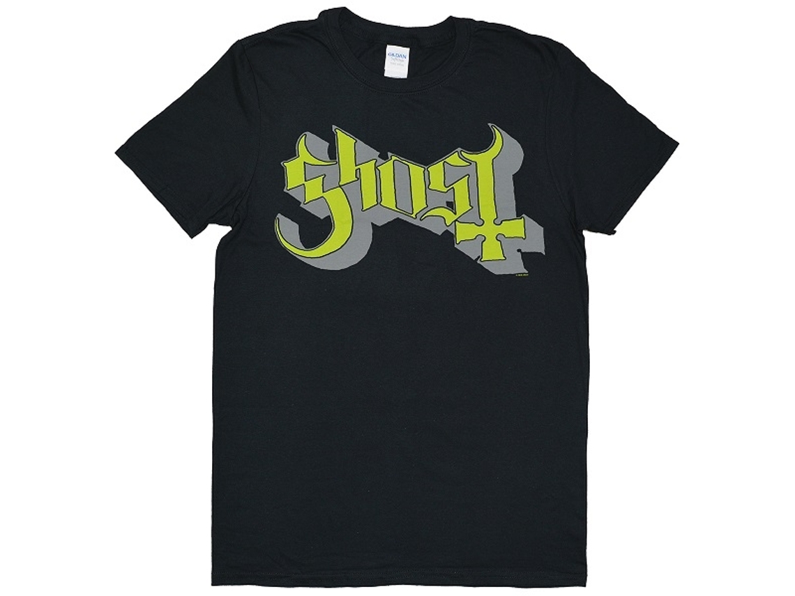 Ghost Green Grey Keyline Logo T-shirt Unisex Adults Size:xxl