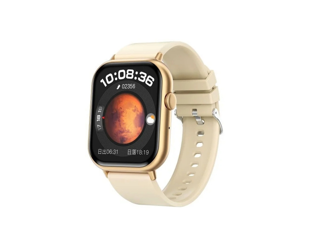 Smartwatch Tela Touch Completa De 2 .01 Para Telefones Android E Ios Com Monitor De Frequência Cardíaca E Oxigênio No Sangue Mais De 100 Modos Yizhood
