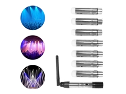 Controlador De Iluminação Sem Fio Dmx512, 7 Receptores Incluídos, Alcance De Comunicação De 400m, Design Compacto Oem