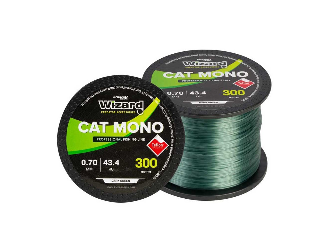 Monofilamento Cat 300 M Prateado 0.500 Mmwizard