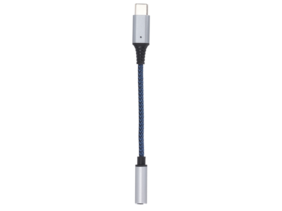 Adaptador de Áudio Digital Type c para 3.5mm Azul EOOCOO