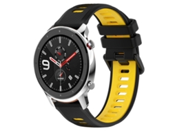 Pulseira De Silicone Bicolor Esportiva De 22 Mm Para Amazfit Gtr 4 Pro