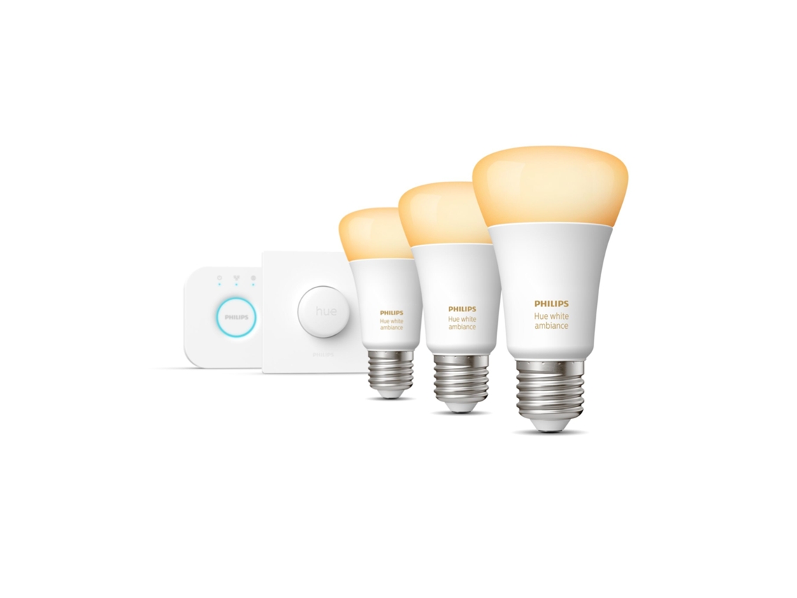 Luz Ambiente Philips Branca Hue Starter Kit E27 Luz Ambiente PHILIPS
