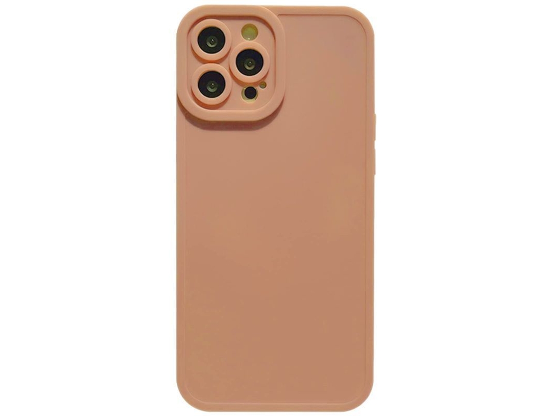 2026 capa Compatível com Iphone 13 Pro Max Morandi Rosa Silicone com Proteção de Câmera