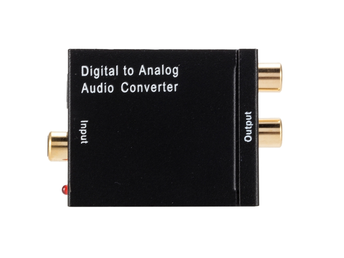 Conversor Analógico, Digital Óptico Coaxial Toslink De Áudio