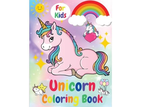 Livro Unicorn Coloring Book For Kids Ages 4 -8 Activity Book For Kids , Educational Childrens Workbook De Manlio Venezia (inglês)
