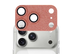 Protetor de Câmara Glitter Laranja para iPhone 17 Pro Max LA CASA DE LAS CARCASAS