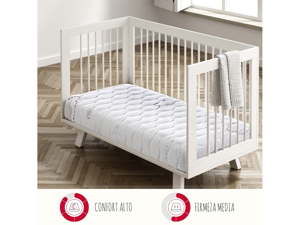 Colchão De Berço Pikolin Nube De Espuma Viscoelástica (60x120 Cm - 15 Cm Altura)