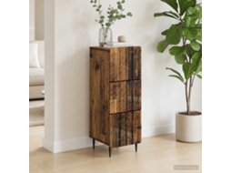 Vidaxl Gabinete De Gavetas 33 X 34,5 X 92 Cm Derivados De Madeira