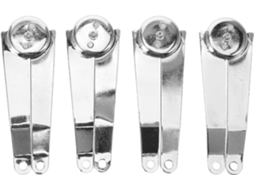 Dobradiças De Suporte Tampa Alipis 4 Peças Para Caixas Madeira, Baús, Ferragens, Barra De Suporte Curva, Cromadas