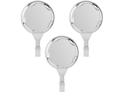 Suporte De Parede Para Toalhas, Conjunto De 3 Peças Com Ventosa, Para Banheiro E Cozinha Gancho Fixação Em Superfícies