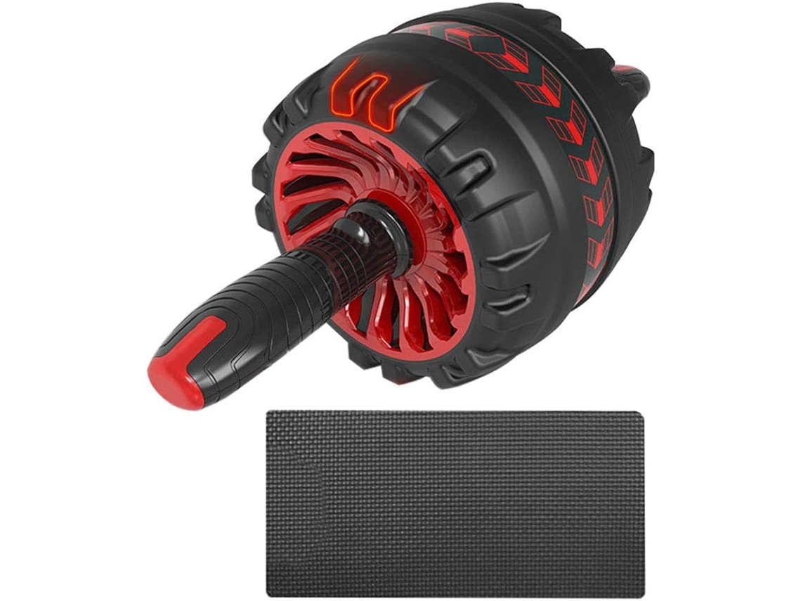 Roda Abdominal com Rolamentos Duplos e Tapete para SFUSHOS